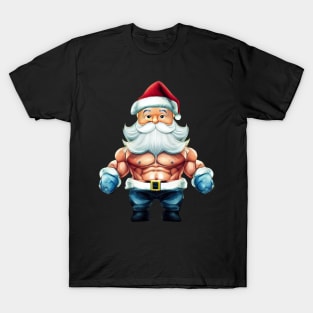 Fitness Santa Christmas T-Shirt